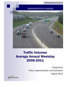 Traffic Volumes Report[removed]DRAFT.pub