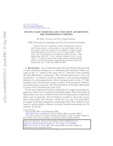 arXiv:math/0603345v2 [math.PR] 21 SepThe Annals of Probability 2006, Vol. 34, No. 4, 1273–1295 DOI: 009117906000000089 c Institute of Mathematical Statistics, 2006