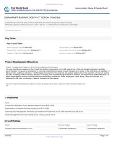 Public Disclosure Copy  The World Bank Implementation Status & Results Report