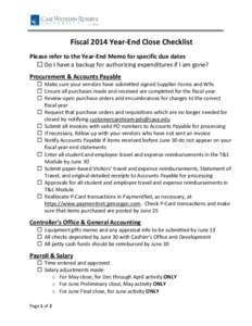 Microsoft Word - CAPS_yearend_checklist_2014.docx