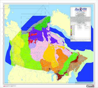 Atlas of Canada 6th Edition (archival version) Geological Provinces The seventeen geological provinces of Canada are characterized by rocks and structures of varying types and ages. They form one shield (consisting of se