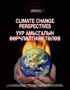 CLIMATE CHANGE PERSPECTIVES ÓÓÐ ÀÌÜÑÃÀËÛÍ ªªÐ×ËªËÒÈÉÍ ÒªËªÂ  U.S. DEPARTMENT OF STATE / BUREAU OF INTERNATIONAL INFORMATION PROGRAMS