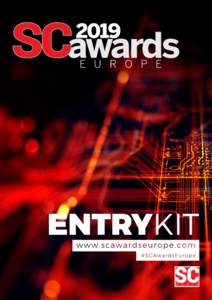 ENTRYKIT  SC Awards Europe 2019 Entry rules and information