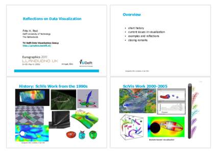 Reflections on Data Visualization  Overview •  • 