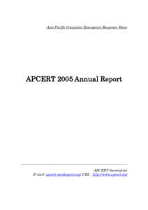 Microsoft Word - APCERT2005AnnualReport_final_.doc