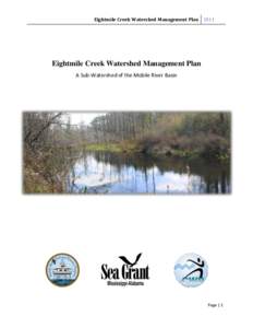 Eightmile Creek Watershed Management Plan[removed]Eightmile Creek Watershed Management Plan A Sub-Watershed of the Mobile River Basin  Page | 1