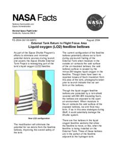 NASA Facts National Aeronautics and Space Administration Marshall Space Flight Center Huntsville, Alabama 35812