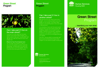 Green Street Program Green Street Program