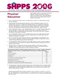 Microsoft Word - FS_PhysicalEducation_SHPPS2006.doc
