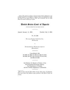 Notice: This opinion is subject to formal revision before publication in the Federal Reporter or U.S.App.D.C. Reports. Users are requested to notify the Clerk of any formal errors in order that corrections may be made be