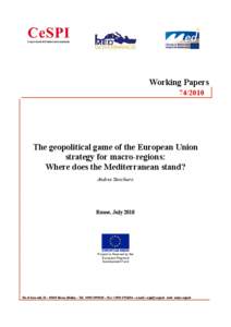 Committee of the Regions / Multi-level governance / Region / Euroregion Baltic / Structural Funds and Cohesion Fund / Europe / European Union / Interreg