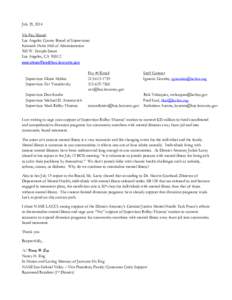 Microsoft Word - Letter of Support for financial committment to jail diversion program