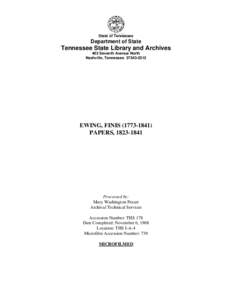 FINIS EWING PAPERS, [removed]