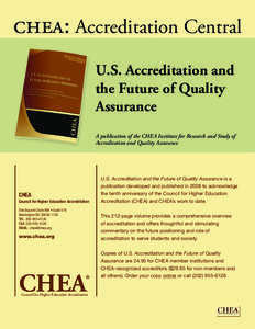 U.S. Accreditation and the Future of Quality Assurance Ad (March 2012)