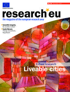 No. 54 December[removed]research eu European Commission  Paul Klee – ©SABAM Belgium 2007