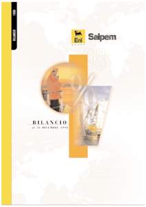 Bilancio consolidato al 31 dicembre 1998 Stato patrimoniale e conto economico consolidati Nota integrativa e prospetti Principali differenze tra “Italian Gaap” e “USA Gaap” Relazione del Collegio Sindacale Relaz