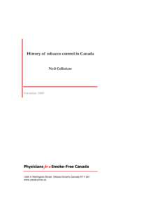 Microsoft Word - History of tobacco control in Canada.docx