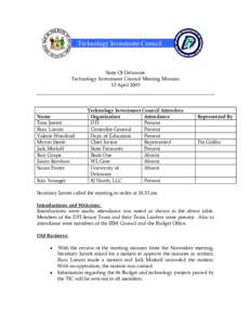 Minutes / Jarrett / Government / Parliamentary procedure / Gause / Jack Markell