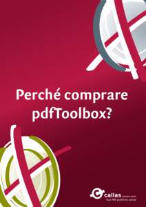Perché comprare pdfToolbox? a  Your PDF problems solved