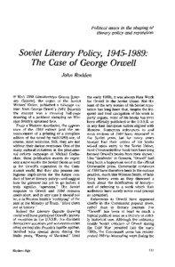 Political issues in the shaping of literary policy and reputation