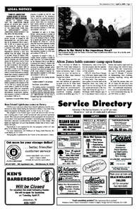 The Jamestown Press / April 2, [removed]Page 17  LEGAL NOTICES TOWN OF JAMESTOWN ZONING BOARD OF REVIEW NOTICE OF PUBLIC HEARING