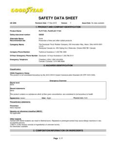 SAFETY DATA SHEET US GHS Revision Date 17-DecVersion