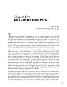 Chapter Two  East Campus Block Party Dionne George  T