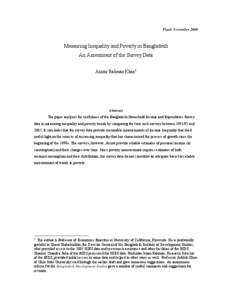 Econometrics / Price indices / Index numbers / Socioeconomics / Gross domestic product / Personal consumption expenditures price index / Consumer price index / GDP deflator / Poverty threshold / Statistics / Economics / National accounts