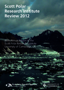 Scott Polar Institute Review 2012.indd