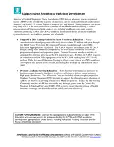 Microsoft Word - 1-PAGER-Support-Nurse-Anesthesia-Workforce-Development