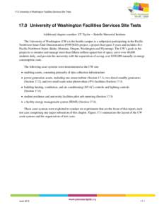 University of Washington Facilities Services Tests
