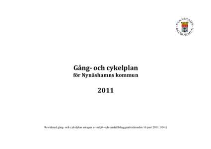 Microsoft Word - Gång- och cykelplan 2011