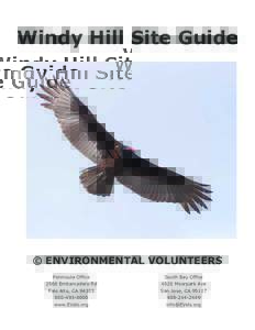 Windy Hill Site Guide  © ENVIRONMENTAL VOLUNTEERS Peninsula Office 2560 Embarcadero Rd Palo Alto, CA 94303