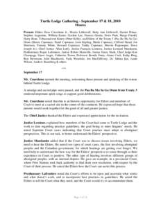 Jimmy Carter / Nelson Mandela / Peter Gabriel / The Elders / Delgamuukw v. British Columbia / Stolen Generations / American Indian Movement / First Nations / Court system of Canada / Americas / Law / History of North America