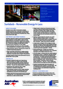 Political philosophy / Earth / Technology / Rural electrification / Renewable energy / Laos