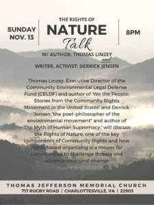 SUNDAY NOV. 13 NATURE THE RIGHTS OF