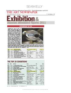 !  “Exhibition & Museum Attendance Figures 2011,” The Art Newspaper, April 2012. !