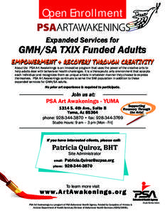 GMH SA open to Art Awakenings_YUMA