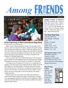 Among Spring 2014 News for Friends of the Saratoga Springs Public Library  Support Friends at Harvey’s