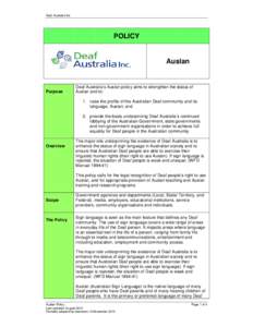 Microsoft Word - Auslan policy updated approved Nov 2010.docx