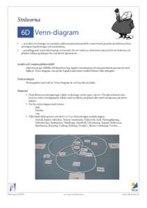Strävorna  6D Venn-diagram • ... utvecklar sin förmåga att använda enkla matematiska modeller samt kritiskt granska modellernas förutsättningar, begränsningar och användning. • ... grundläggande statistiska 