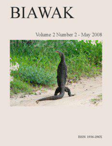 BIAWAK Volume 2 Number 2 - May 2008