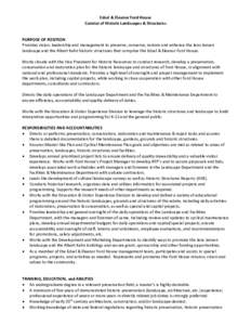 Architecture / Visual arts / Environmental social science / National Historic Preservation Act / Jens Jensen / Historic preservation / Preservation / Edsel Ford / Edsel and Eleanor Ford House / Landscape architecture / Cultural studies / Cultural heritage