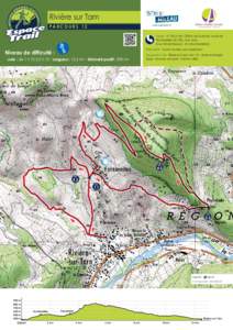 Rivière sur Tarn PARCOURS 12 Départ : A 150 m de l’Office de Tourisme, route de Fontaneilles (D 190), à la croix (N44[removed] - E3[removed])