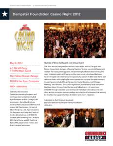 EVENTS AND FUNDRAISERS | A GRUNDUSKI GROUP REVIEW  ★ Dempster Foundation Casino Night 2012