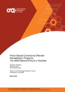 Law enforcement / Criminology / Law / Sex offender / Recidivism / Corrections / Probation officer / Youth Criminal Justice Act / Penology / Crime / Criminal law