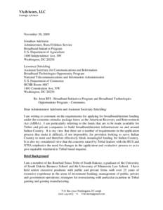 National Telecommunications and Information Administration / Jonathan Adelstein / Rosebud Indian Reservation / Internet access / Native Americans in the United States / Geography of South Dakota / South Dakota / Broadband