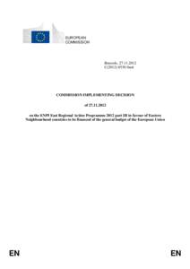 EUROPEAN COMMISSION Brussels, [removed]C[removed]final