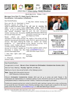 Autism / Developmental psychology / Child development / Early childhood intervention / Individuals with Disabilities Education Act / Special education / Easter Seals / Reno /  Nevada / Sheila Leslie / Health / Medicine / Human development