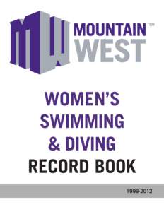 WOMEN’S SWIMMING & DIVING RECORD BOOK[removed]